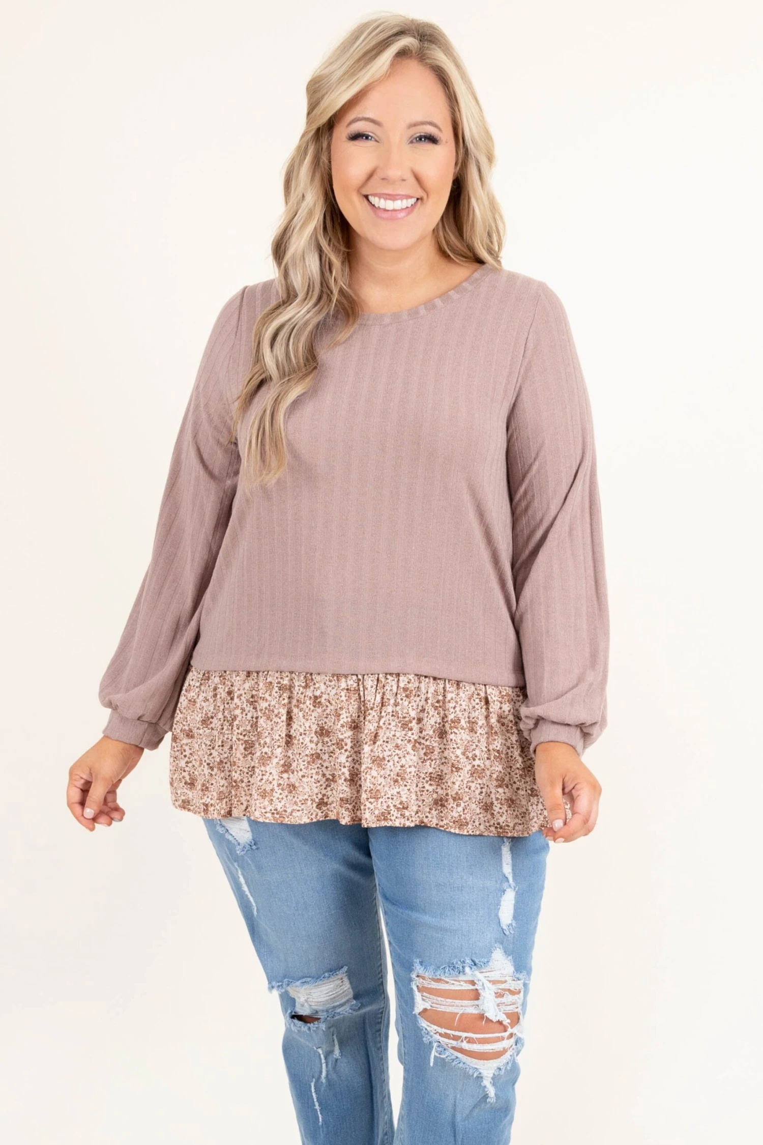 That's The Way Of The World Top, Mocha 3 That's The Way Of The World Top, Mocha