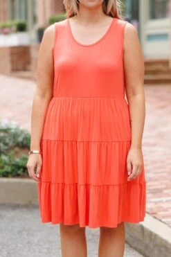 That's What I Want Dress, Coral -Chic Soul Store That sWhatIWantDress Coral 2