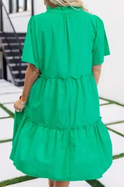 The Edge Dress, Green 14 The Edge Dress, Green -Chic Soul Store TheEdgeDress Green