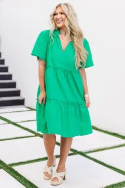 The Edge Dress, Green 11 The Edge Dress, Green -Chic Soul Store TheEdgeDress Green 4