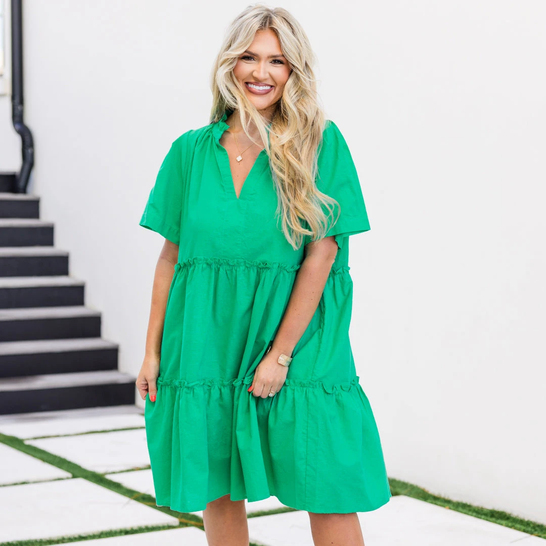 The Edge Dress, Green 9 The Edge Dress, Green - Image 7