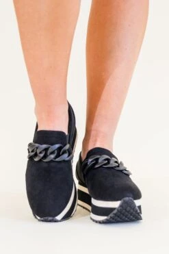 The Higher The Shoe Sneaker, Black 10 The Higher The Shoe Sneaker, Black -Chic Soul Store TheHigherTheShoeSneaker Black 2