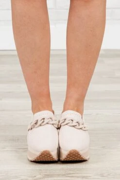 The Higher The Shoe Sneaker, Ivory -Chic Soul Store TheHigherTheShoeSneaker Ivory 3