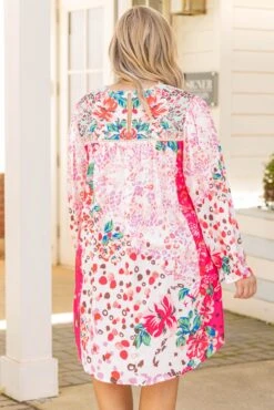 The Identical Dress, Rose-Fuchsia -Chic Soul Store TheIdenticalDress Rose Fuchsia 8580