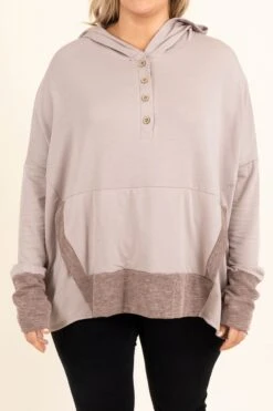 The Jessica Pullover, Taupe -Chic Soul Store TheJessicaPullover Taupe 5151