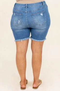 The Last Summer Shorts, Blue -Chic Soul Store TheLastSummerShorts Blue 8195