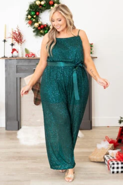 The Less You Know Jumpsuit, Dark Green 10 The Less You Know Jumpsuit, Dark Green -Chic Soul Store TheLessYouKnowJumpsuit DarkGreen 0957