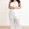 The Less You Know Jumpsuit, White -Chic Soul Store TheLessYouKnowJumpsuit White 8045