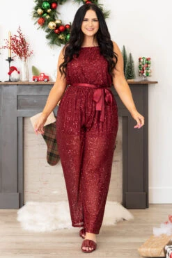 The Less You Know Jumpsuit, Wine -Chic Soul Store TheLessYouKnowJumpsuit Wine 0961