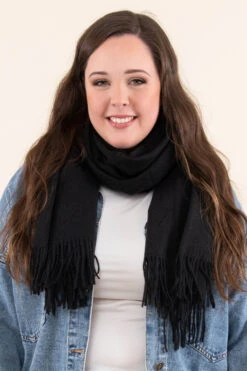 The Magic Of Winter Scarf, Black