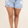 The Only One Shorts, Light Wash -Chic Soul Store TheOnlyOneShorts LightWash 2