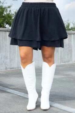 The Perfect Harmony Skort, Black -Chic Soul Store ThePerfectHarmonySkort Black 2