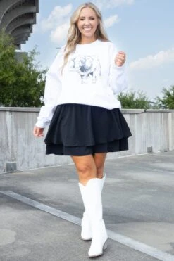 The Perfect Harmony Skort, Black -Chic Soul Store ThePerfectHarmonySkort Black 6