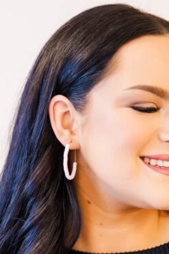 Not The Same As It Was Earrings, Pink