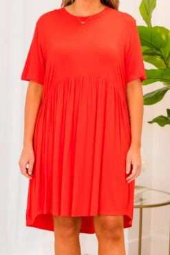 The Sawyer Dress, Red -Chic Soul Store TheSawyerDress Red 2 99d52cb6 bc41 4ee0 979f 776e3c17044b