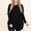 The Thrill Of The Day Sweater, Black -Chic Soul Store TheThrillOfTheDaySweater Black 9718 2