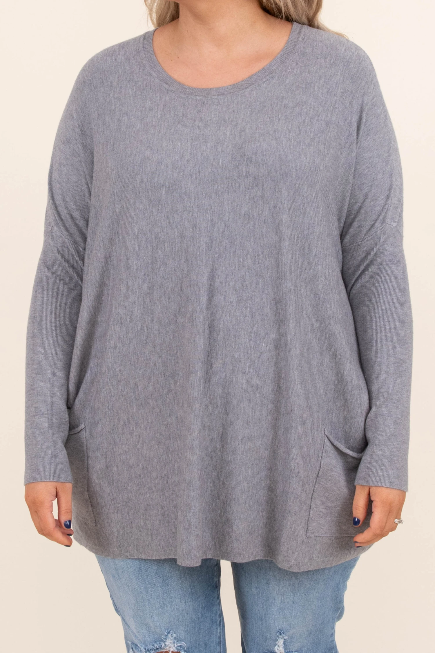 The Thrill Of The Day Sweater, Heather Gray 7 The Thrill Of The Day Sweater, Heather Gray - Image 5