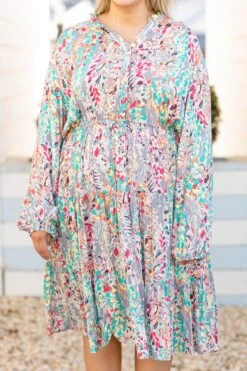 The Wild Experience Dress, Gray -Chic Soul Store TheWildExperiencesDress Gray 9842