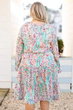 The Wild Experience Dress, Gray -Chic Soul Store TheWildExperiencesDress Gray 9843