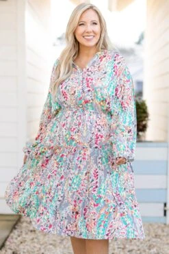 The Wild Experience Dress, Gray