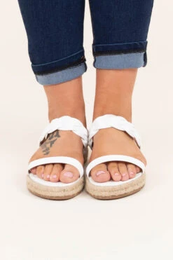 The Wiser Me Sandals, White 10 The Wiser Me Sandals, White -Chic Soul Store TheWiserMeSandals White 3