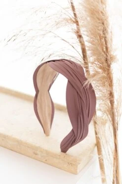 Think A Happy Thought Headband, Mauve