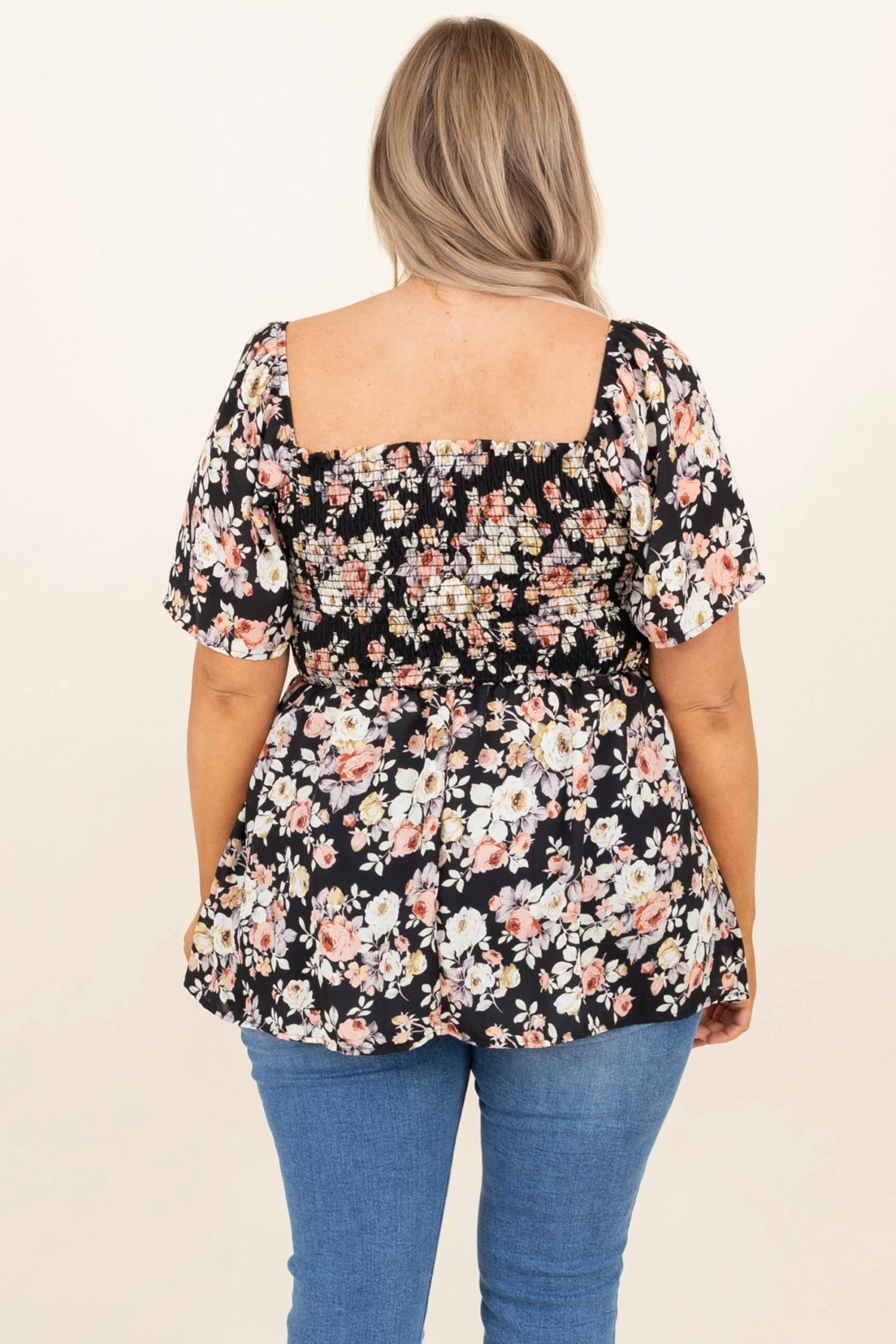 Think Positive Top, Black/Taupe 7 Think Positive Top, Black/Taupe - Image 5