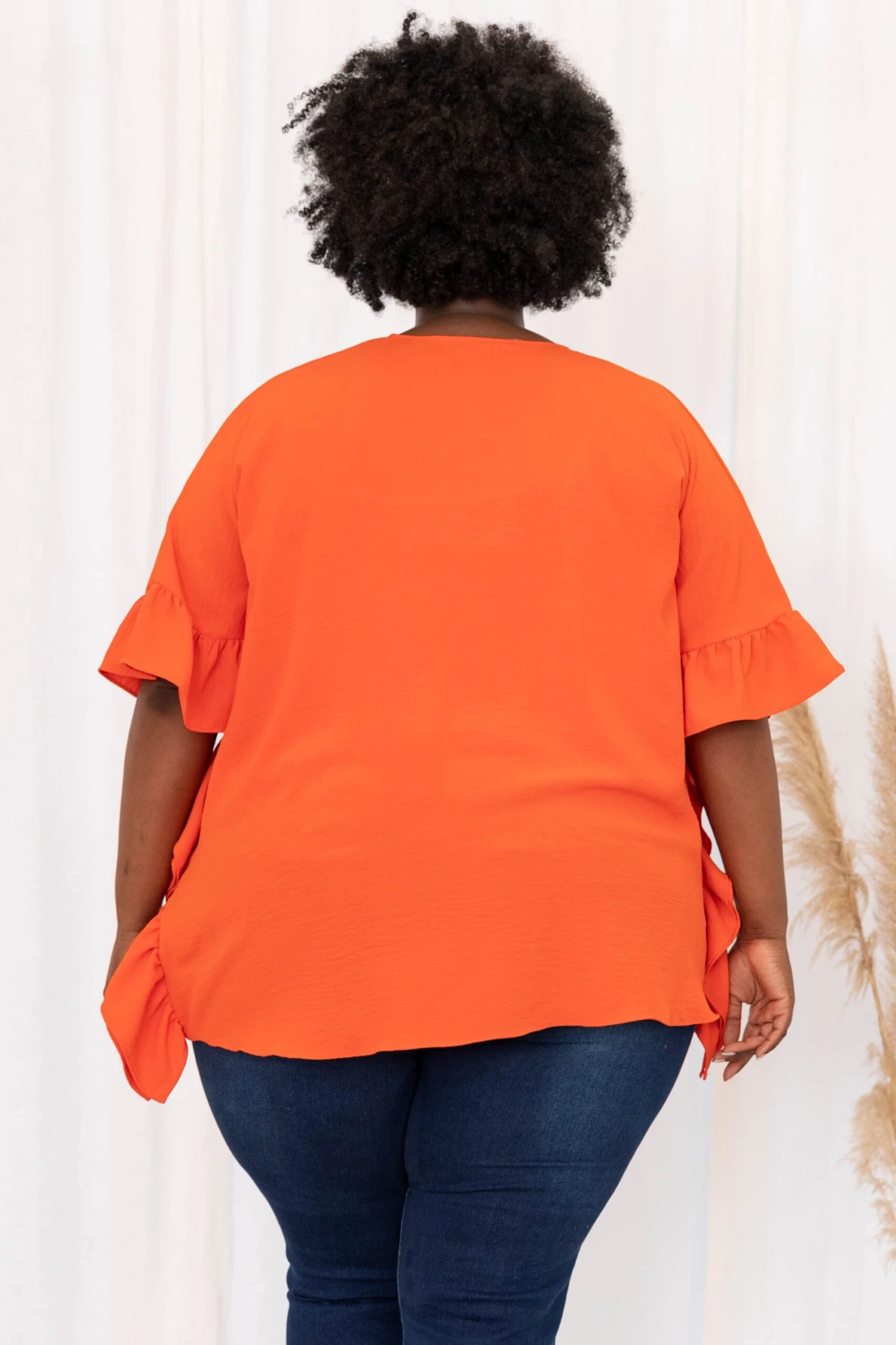 This Girl Is On Fire Kimono, Tangerine 7 This Girl Is On Fire Kimono, Tangerine - Image 5