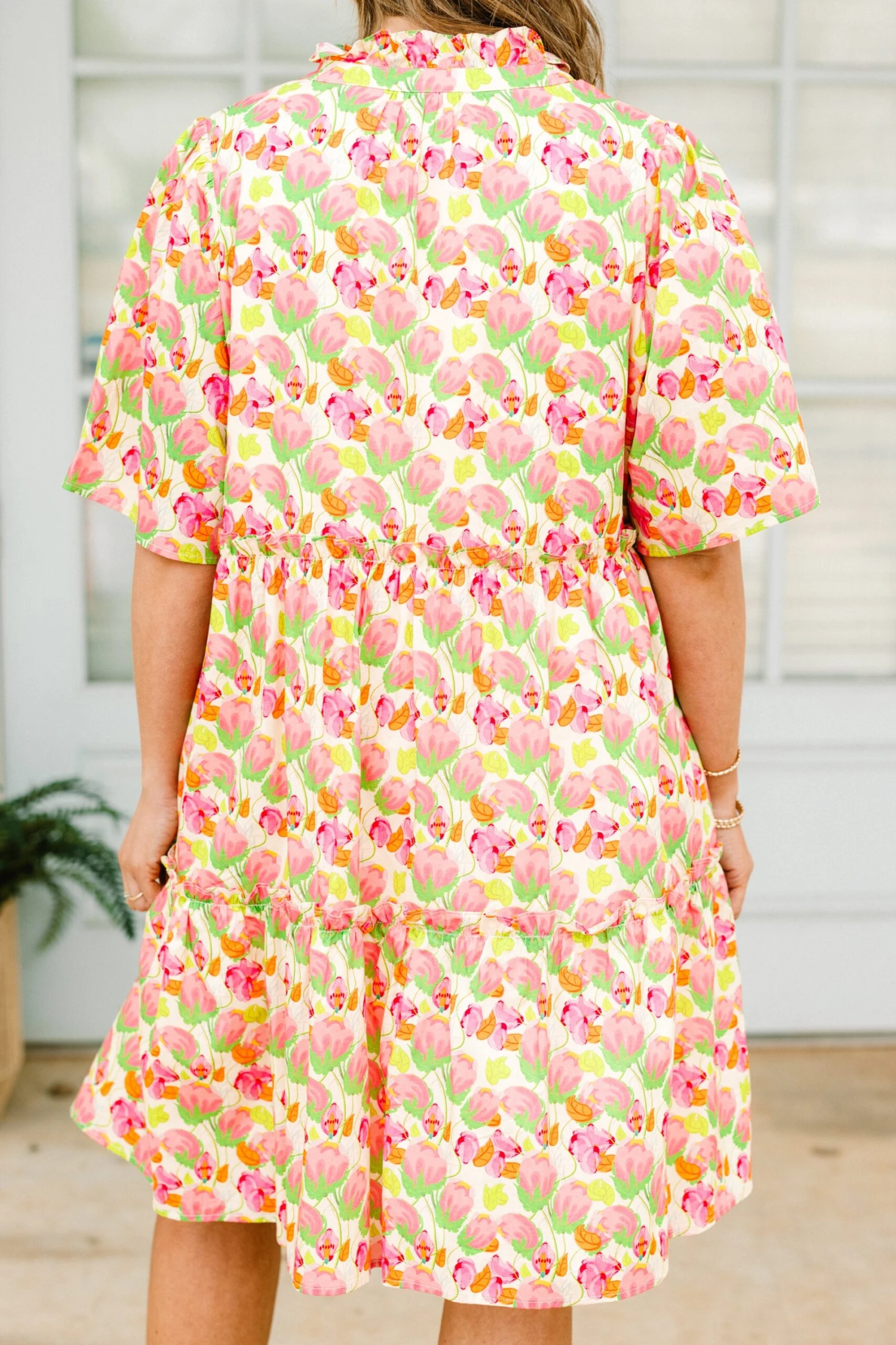 Through The Arbor Dress, Pink 8 Through The Arbor Dress, Pink - Image 6