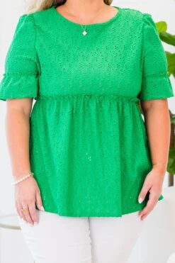 Time For A Treat Top, Kelly Green -Chic Soul Store TimeForATreatTop KellyGreen 2