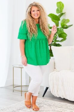 Time For A Treat Top, Kelly Green -Chic Soul Store TimeForATreatTop KellyGreen 6
