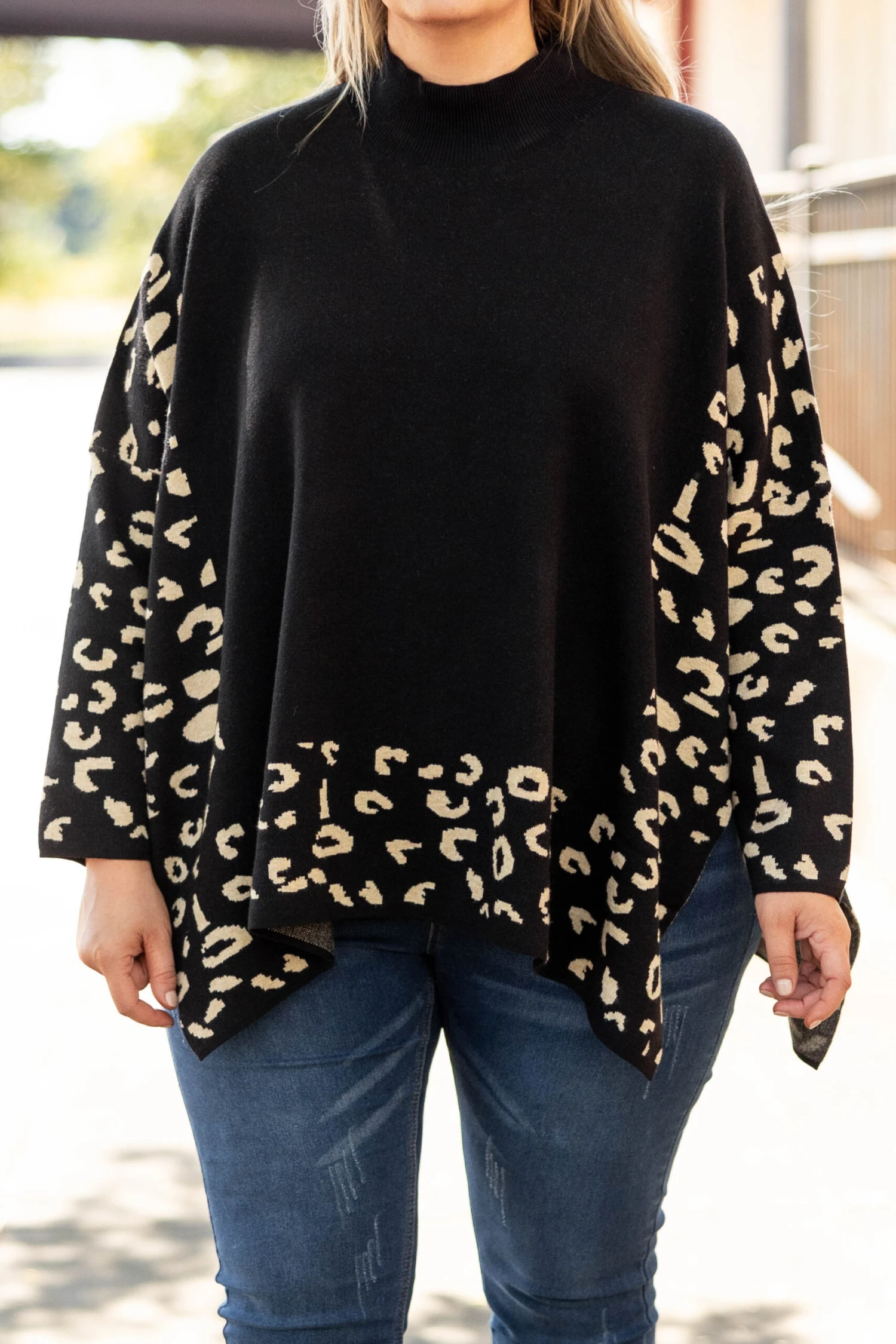 Time To Walk Away Sweater Tunic, Black 6 Time To Walk Away Sweater Tunic, Black - Image 4