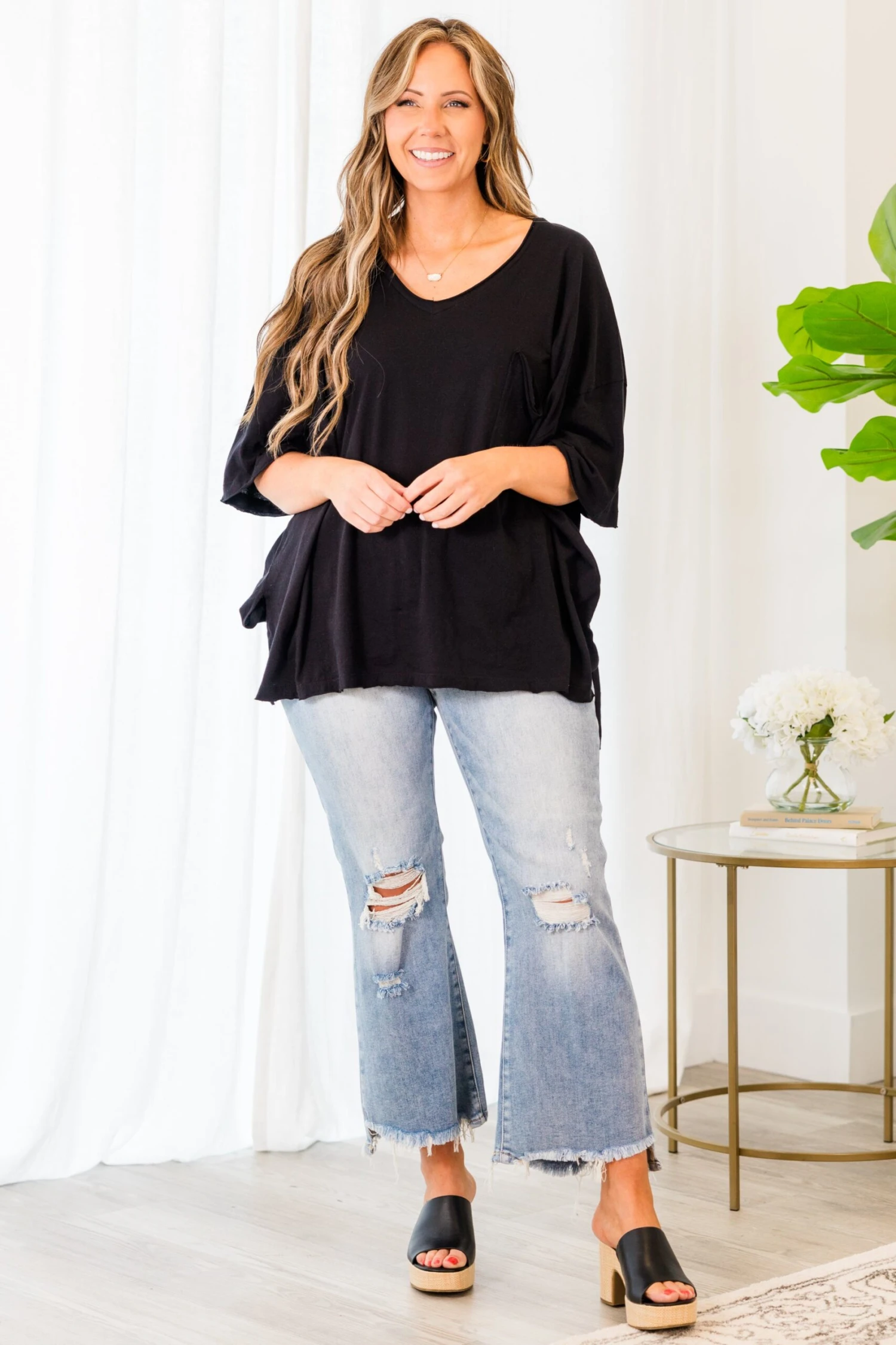 Timeless Grace Jeans, Light Wash 7 Timeless Grace Jeans, Light Wash - Image 5