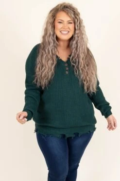 To Be Near You Sweater, Hunter Green