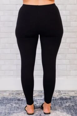 To Be True Leggings, Black -Chic Soul Store ToBeTrueLeggings Black 1