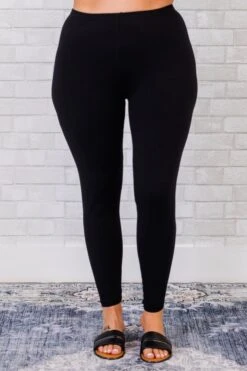 To Be True Leggings, Black -Chic Soul Store ToBeTrueLeggings Black 3