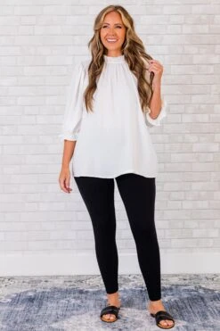 To Be True Leggings, Black -Chic Soul Store ToBeTrueLeggings Black 4