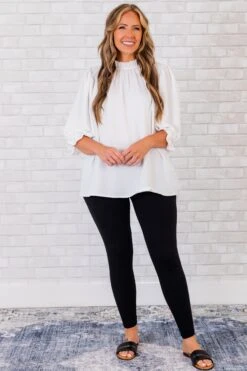 To Be True Leggings, Black -Chic Soul Store ToBeTrueLeggings Black 6