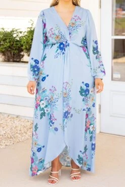 To Have And To Hold Maxi Dress, Light Blue -Chic Soul Store ToHaveAndToHoldMaxiDress LightBlue 9798