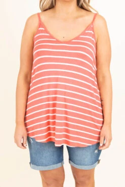 Toes In The Sand Tank, Deep Coral 11 Toes In The Sand Tank, Deep Coral -Chic Soul Store ToesInTheSandTank DeepCoral 2