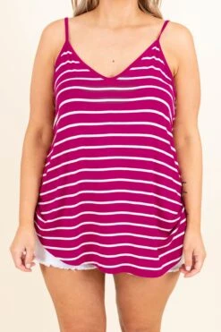 Toes In The Sand Tank, Magenta -Chic Soul Store ToesInTheSandTank Magenta 2