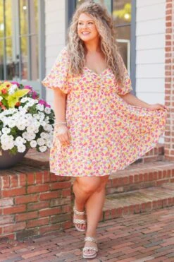 Too Preoccupied Dress, Floral 10 Too Preoccupied Dress, Floral -Chic Soul Store TooPreoccupiedDress Floral 5