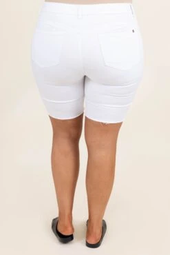 Tough Night Shorts, White 12 Tough Night Shorts, White -Chic Soul Store ToughNightShorts White 3