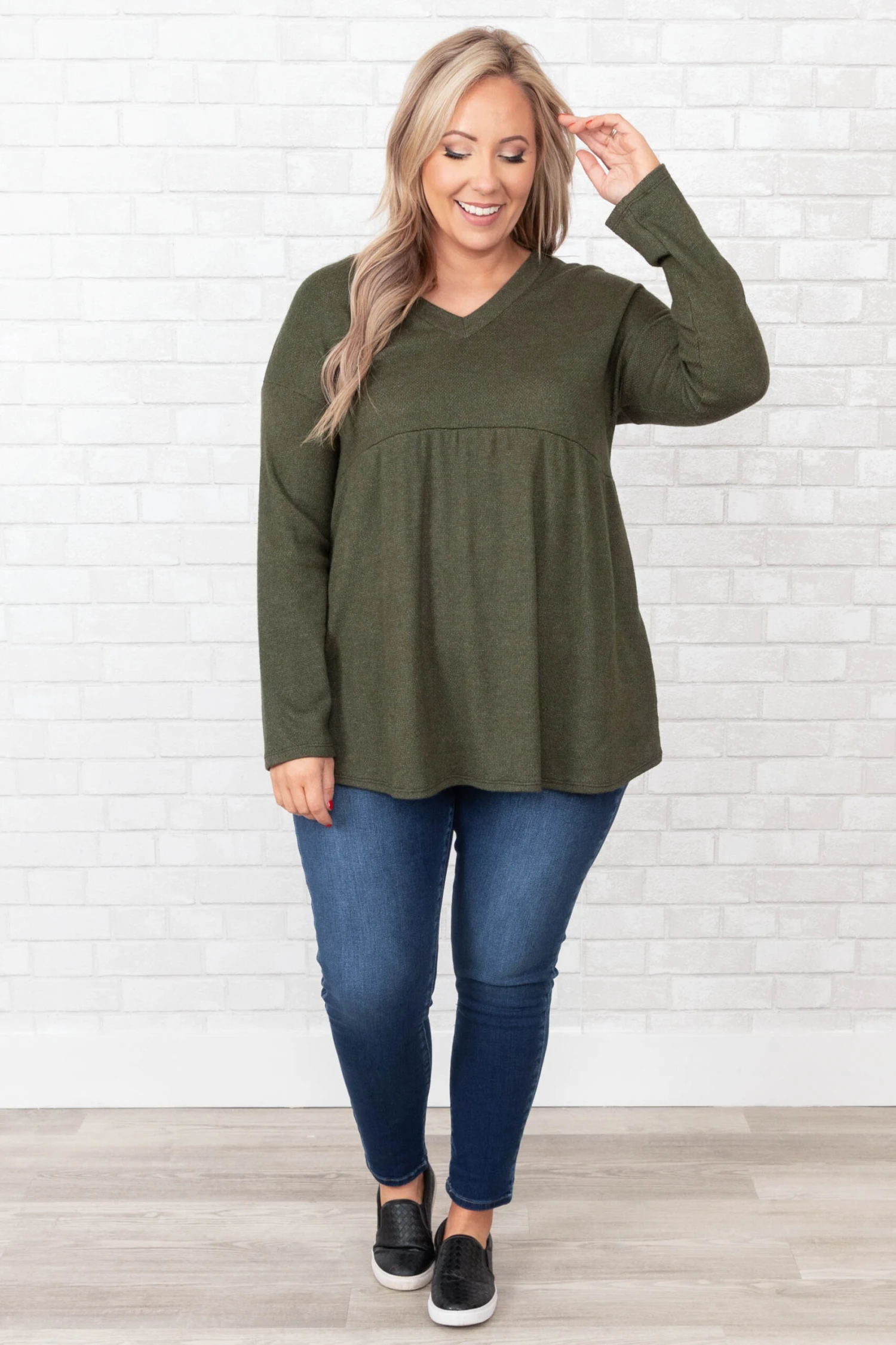 Train To The City Sweater, Olive 4 Train To The City Sweater, Olive - Image 2