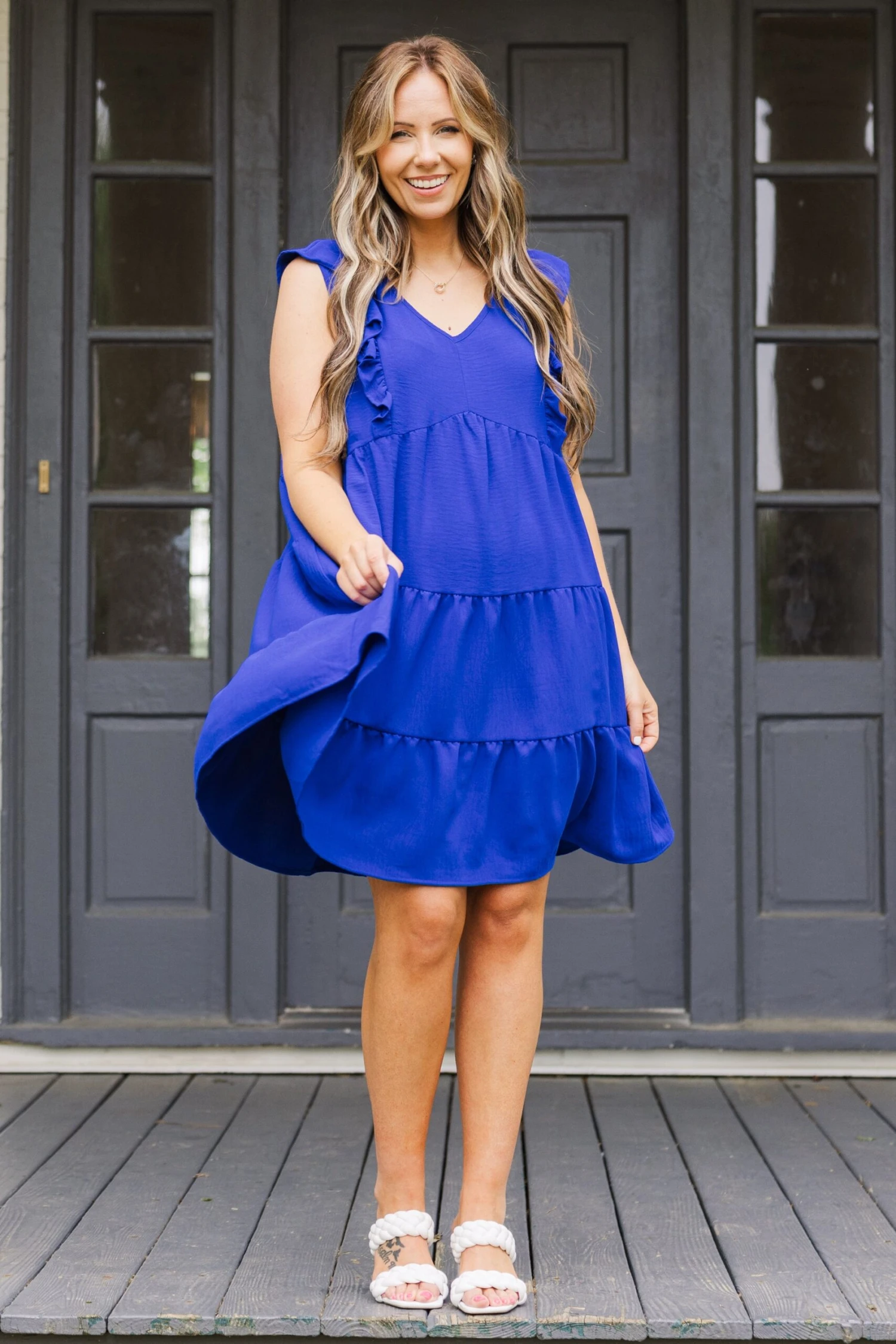 Treasured Times Dress, Royal Blue 5 Treasured Times Dress, Royal Blue - Image 3