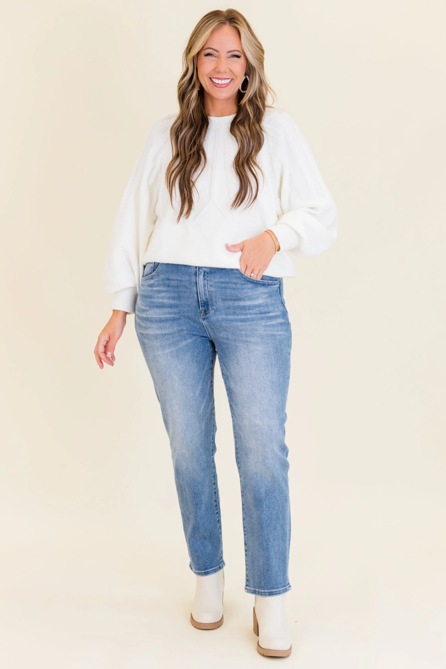 Treat You Better Jeans, Medium Wash 9 Treat You Better Jeans, Medium Wash - Image 7