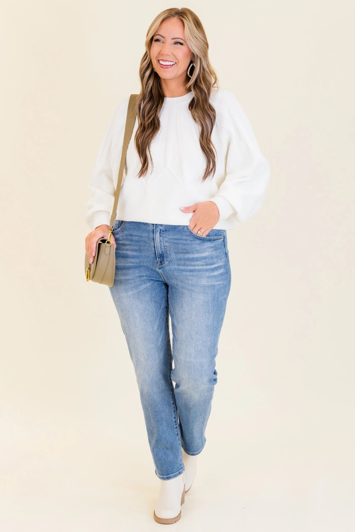 Treat You Better Jeans, Medium Wash 7 Treat You Better Jeans, Medium Wash - Image 5