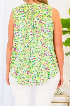 Tropical Dreamin' Tank, Green 15 Tropical Dreamin' Tank, Green -Chic Soul Store TropicalDreamin Tank Green 2