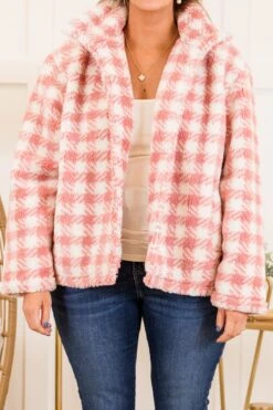 Truly Trying Jacket, Pink -Chic Soul Store TrulyTryingJacket Pink 2