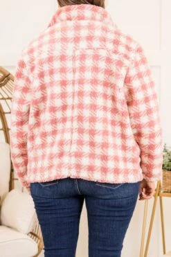 Truly Trying Jacket, Pink -Chic Soul Store TrulyTryingJacket Pink